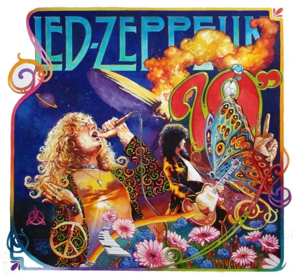 Led Zeppelin плакат