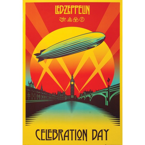 Led Zeppelin Mothership Постер