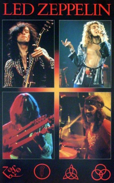 Led Zeppelin Mothership Постер