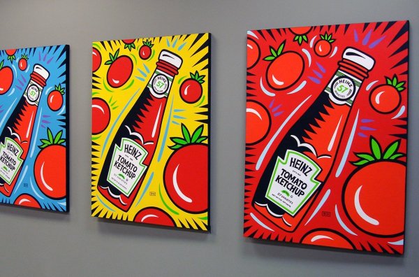 Иллюстрации в стиле поп-арт