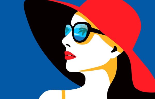 Плакат в стиле поп арт