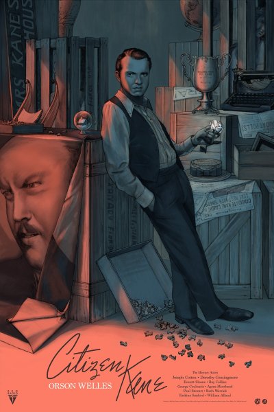 Орсон Уэллс гражданин Кейн Постер