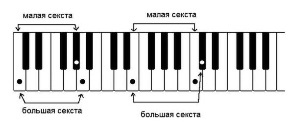 Прима секунда Терция Кварта Квинта Септима Октава на гитаре