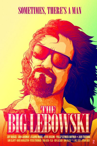 Большой Лебовски Постер