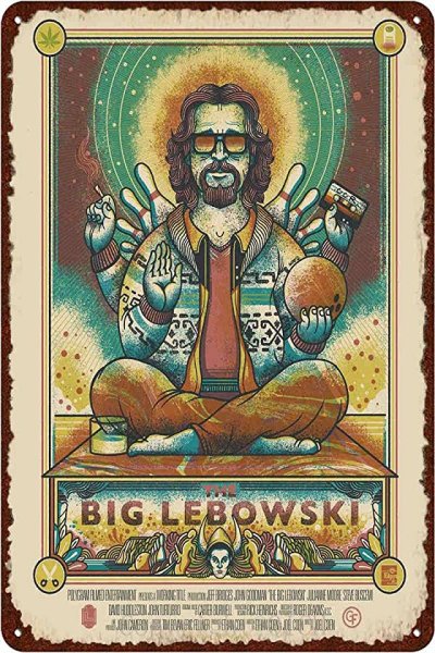 Большой Лебовски Постер арт