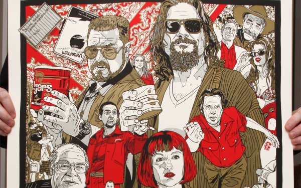 Большой Лебовски 1998 Постер