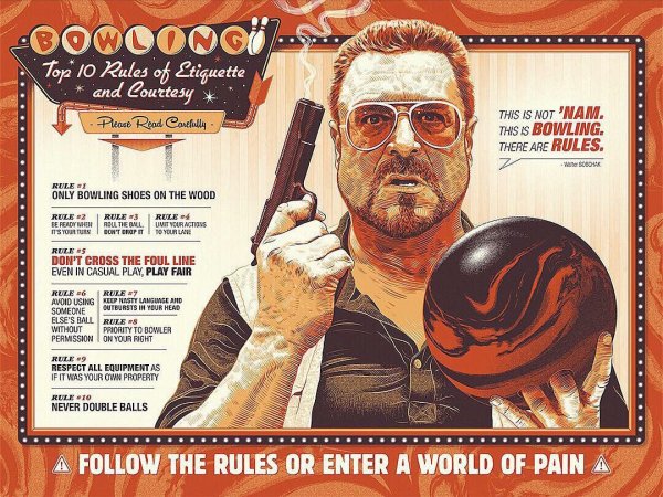 The big Lebowski 1998 poster