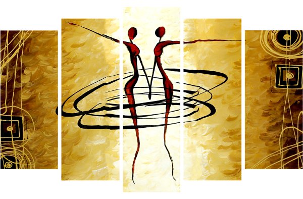 Модульные картины 80х140