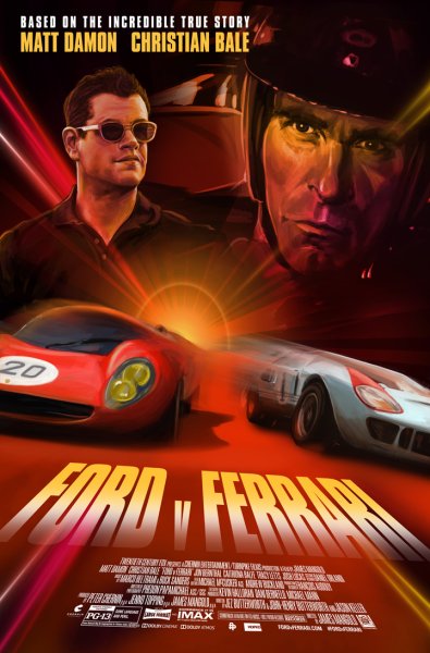 Ford против Ferrari фильм poster