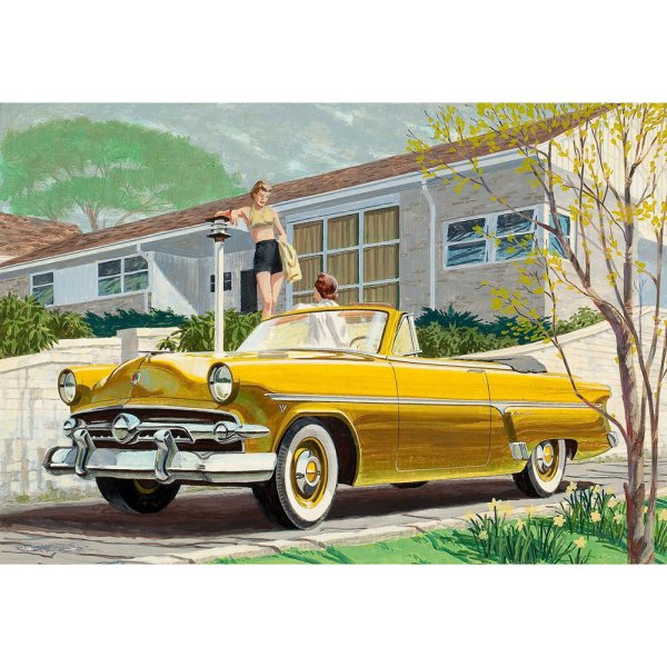 Ретро плакаты автомобилей