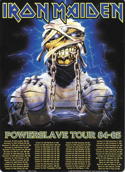 Iron Maiden постеры Powerslave