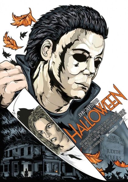 Хэллоуин Майкл Майерс тыква