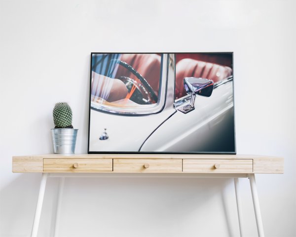 Фоторамка горизонтальная в интерьере