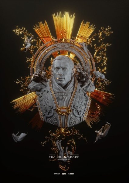 Джуд Лоу молодой папа Постер