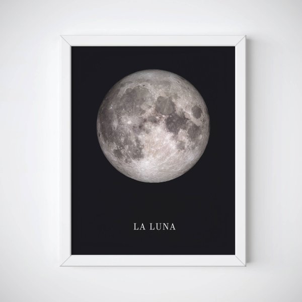 Постер Луна для печати