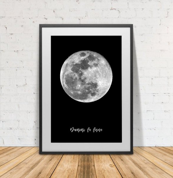 Луна Постер в хорошем качестве