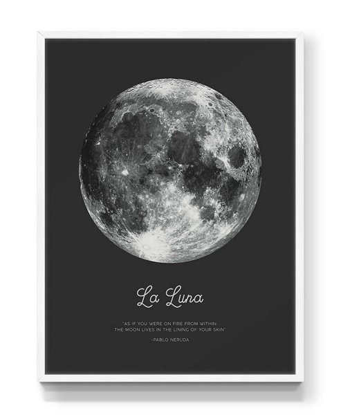 Луна плакат