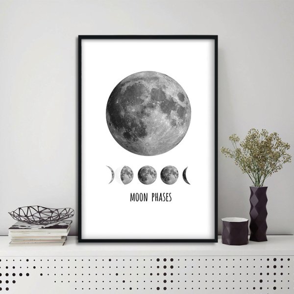 Луна Постер а3