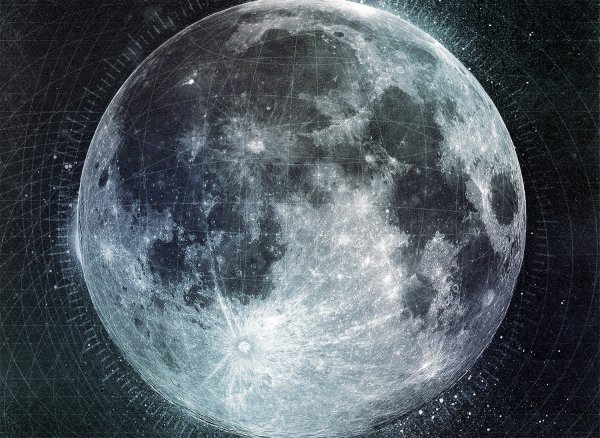 Постер Луна для печати