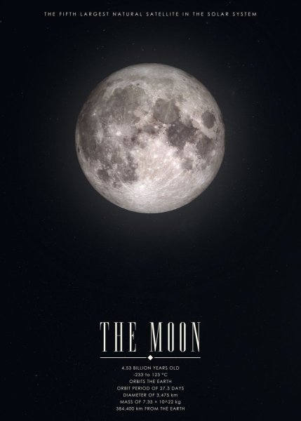 The Moon Постер
