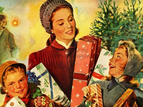 Открытки в Советском стиле