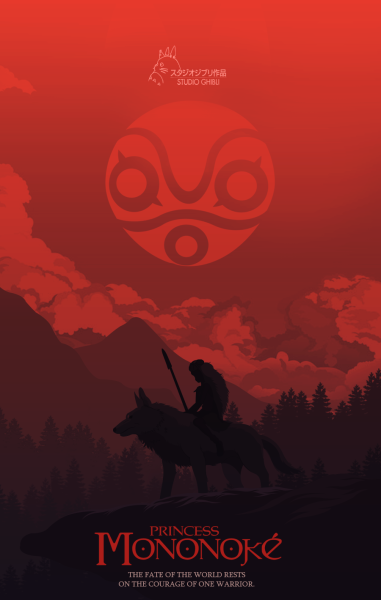 Принцесса Мононоке плакат