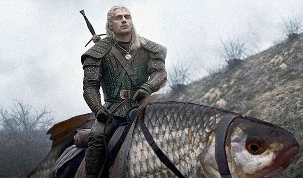 Ведьмак Геральт и плотва