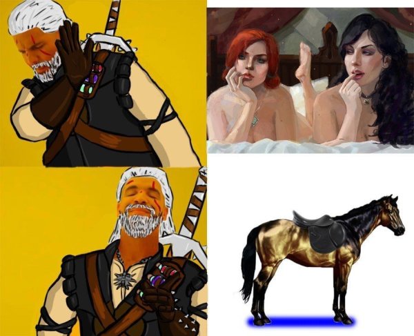 Геральт Лютик и плотва