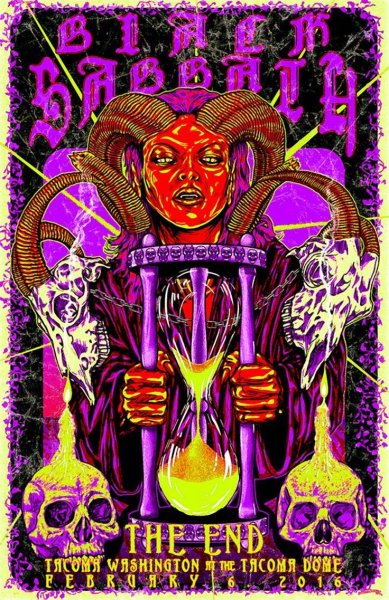 Плакаты рок групп Black Sabbat