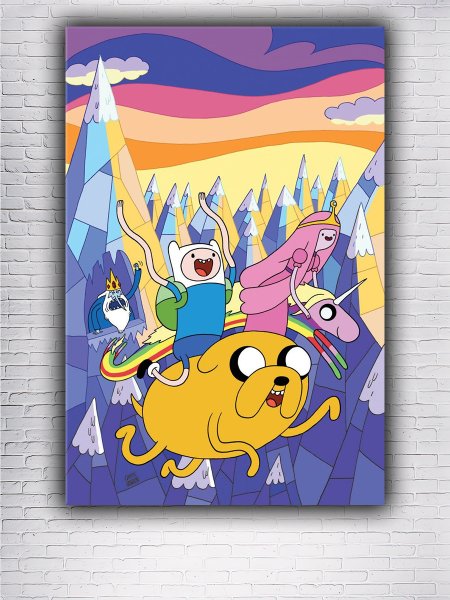 Adventure time плакат