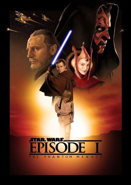 Star Wars Episode 1: the Phantom Menace Постер
