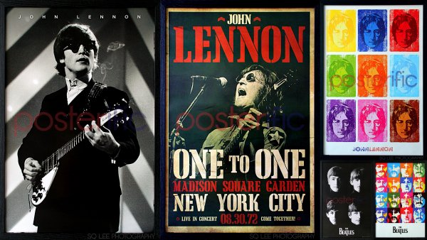 Плакат Битлз Винтаж