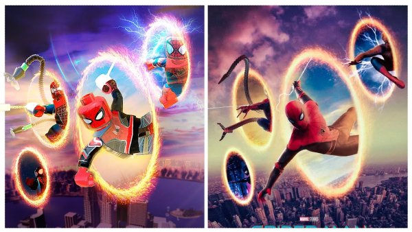 Постер фильма человек паук вдали от дома