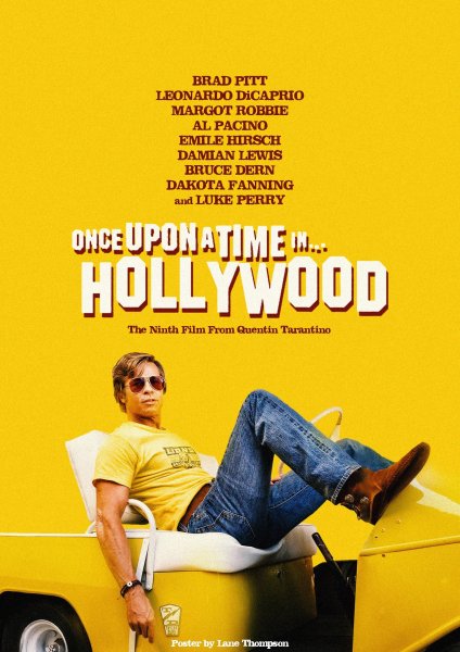 Once upon a time in Hollywood Постер