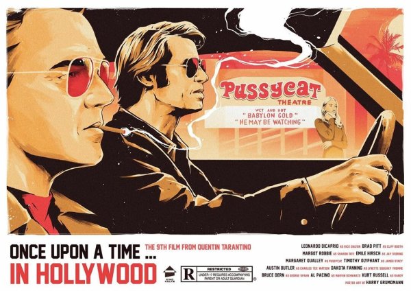 Однажды в Голливуде poster