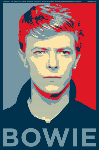David Bowie плакат