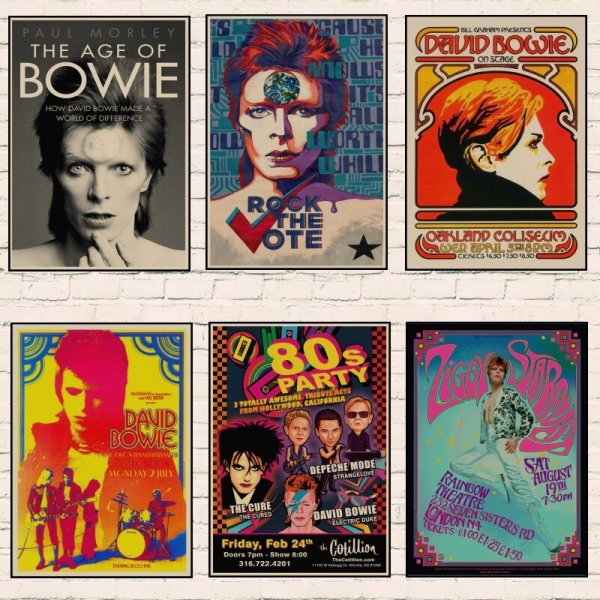 David Bowie Art poster
