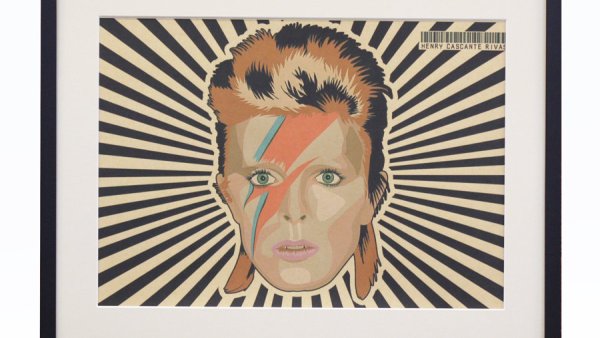 Картина Цоя Дэвид Боуи