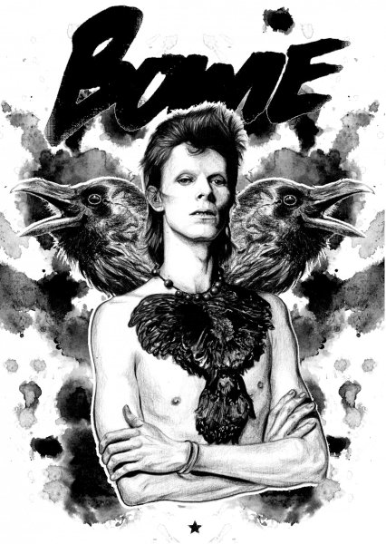 David Bowie Art poster