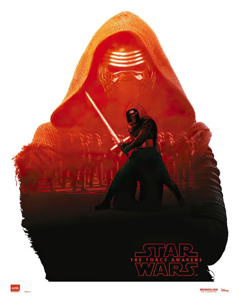 The Force Awakens Kylo Ren poster