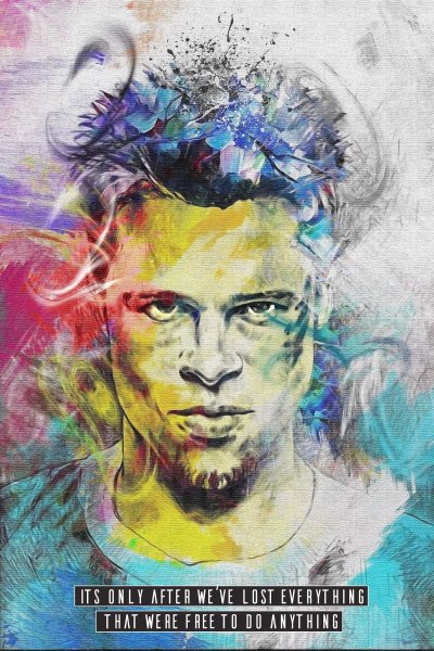 Бойцовский клуб Тайлер Дерден Постер