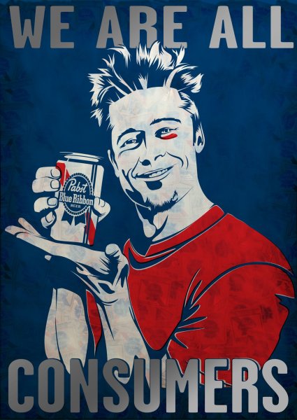 Бойцовский клуб Тайлер Постер