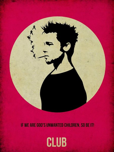 Бойцовский клуб Тайлер Постер