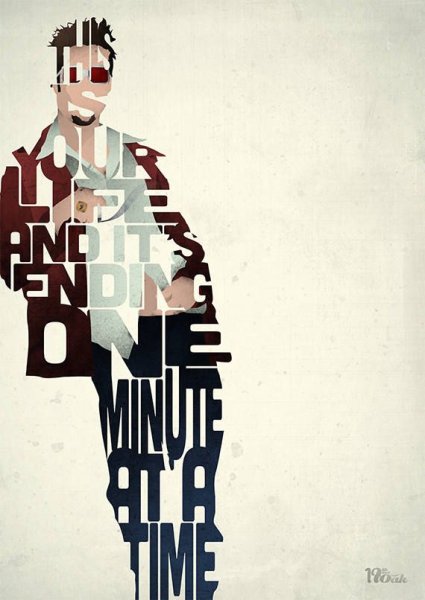 Тайлер Дерден Постер