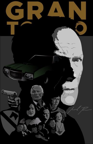 Poster Гран Торино (2008)