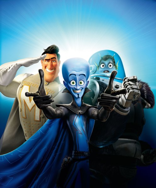 Герои мультика Мегамозг