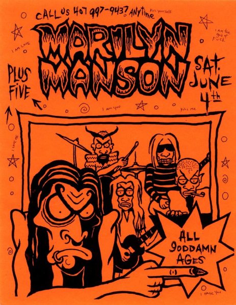 Marilyn Manson плакат