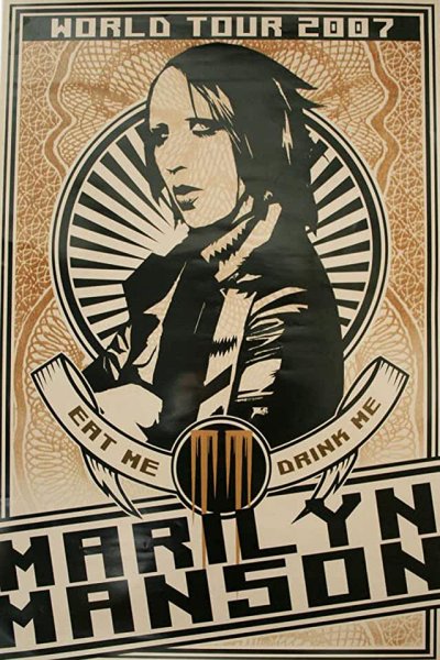 Marilyn Manson плакат