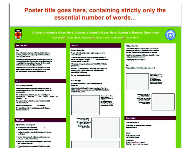 Постер на конференцию