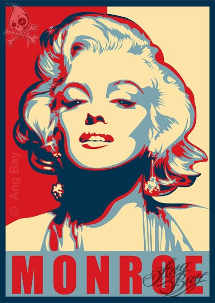 Ретро плакаты с Мэрилин Монро